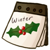 Winter Calendar Memento