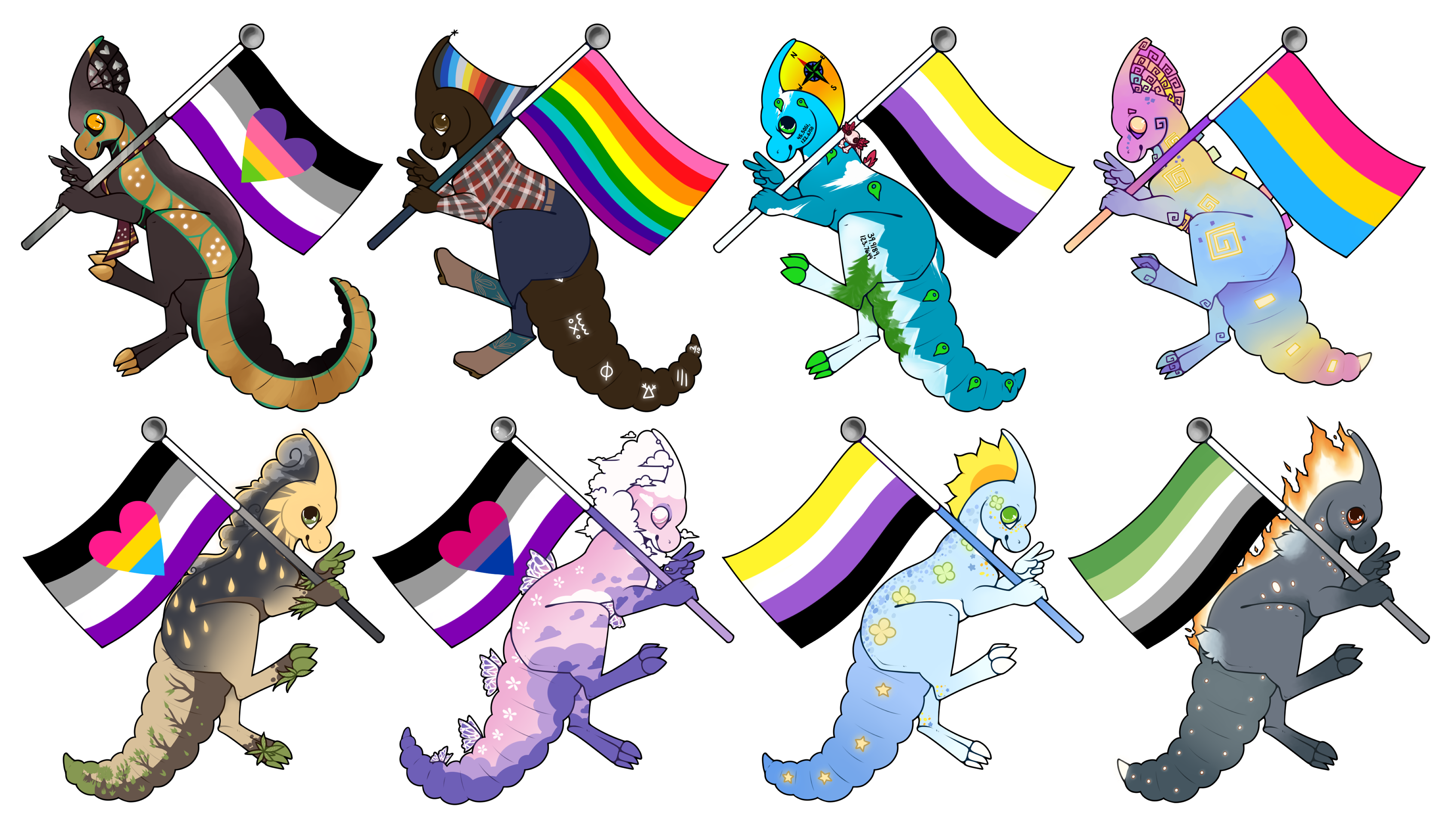 [Comm : Gift] Paralogos Pride YCH